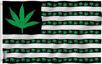 Anley Marijuana Leaf Flag 3 x 5