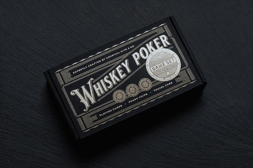 Cocktail Kits 2 Go Whiskey Poker Game Set