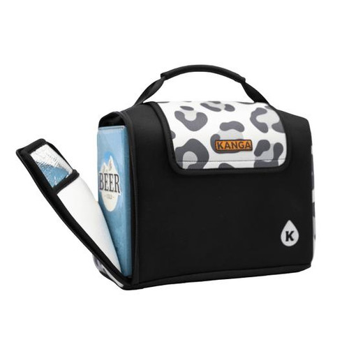 Kanga Coolers Kanga Leopard Print Twelve (12) Pack Kase Mate Iceless Cooler