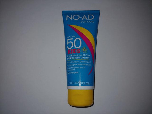 NO-AD Broad Spectrum SPF 50 Kids Sunscreen Lotion (3 oz)