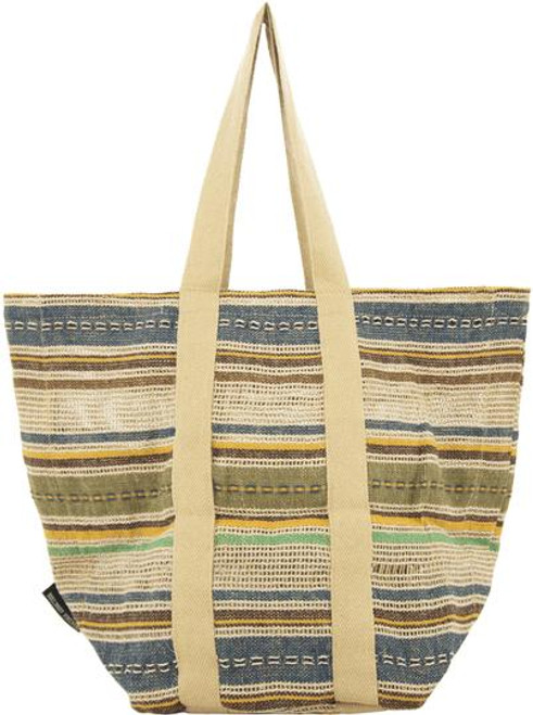 Vintage Addiction Jute Beach Bucket Tote