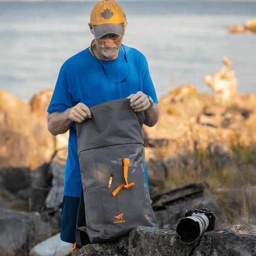 GOT BAG Rolltop Easy Backpack Shark Monochrome