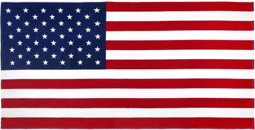 CASS American Flag Beach Towel 