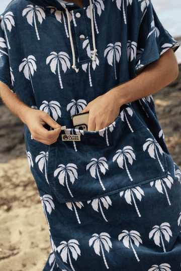 Palm Trees Towel Poncho