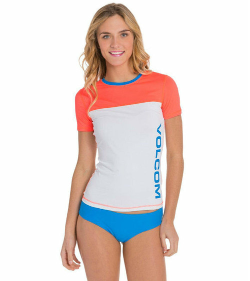 Volcom Colorblock Short Sleeve Rash Guard