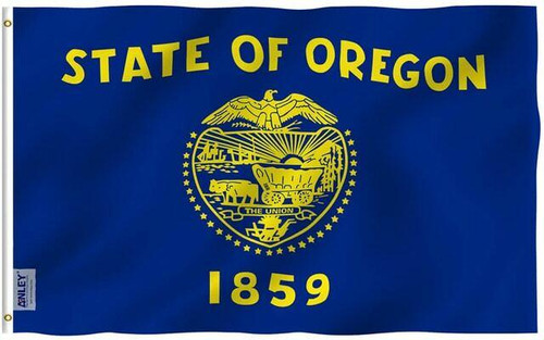 Anley Oregon State Flag 3 x 5