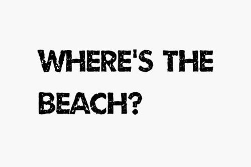 Sticker Wheres The Beach? Sticker