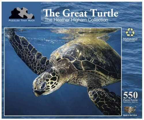 Puzzles That Rock The Great Sea Turtle Jigsaw Puzzle