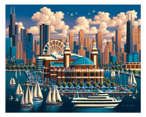Dowdle Chicago Navy Pier Jigsaw Puzzle