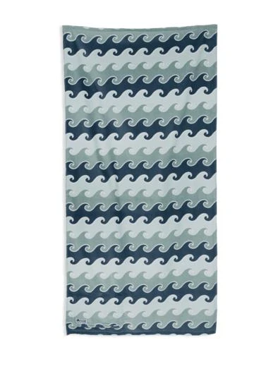 Waves Beach Towel