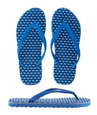 Souls Footwear Souls Australian Comfort Massage True Blue Thongs 