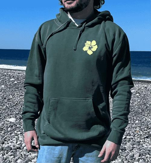 Kona Brand Forest Green Hoodie