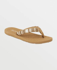ROXY Women's Tidepool Raffia Sandals
