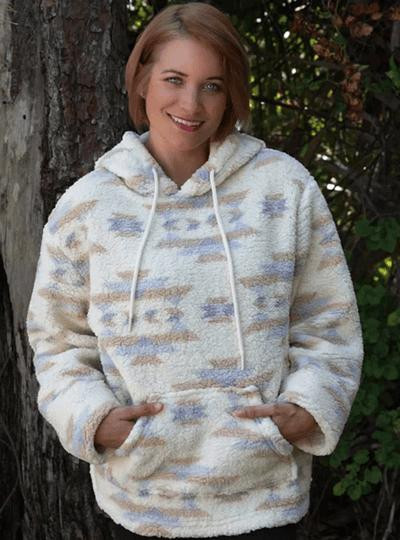Desert Sky Sherpa Hooded Pullover