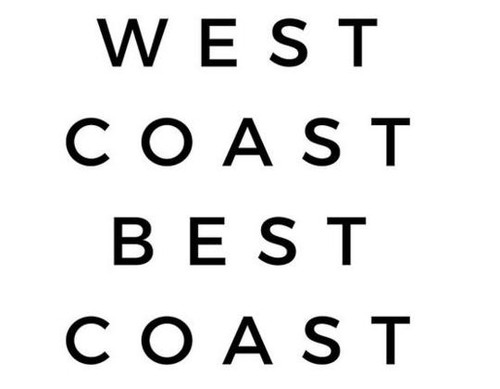West Coast Best Coast Sticker | beachgoods