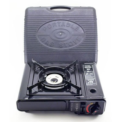 Butane Portable Stove Black Field Van