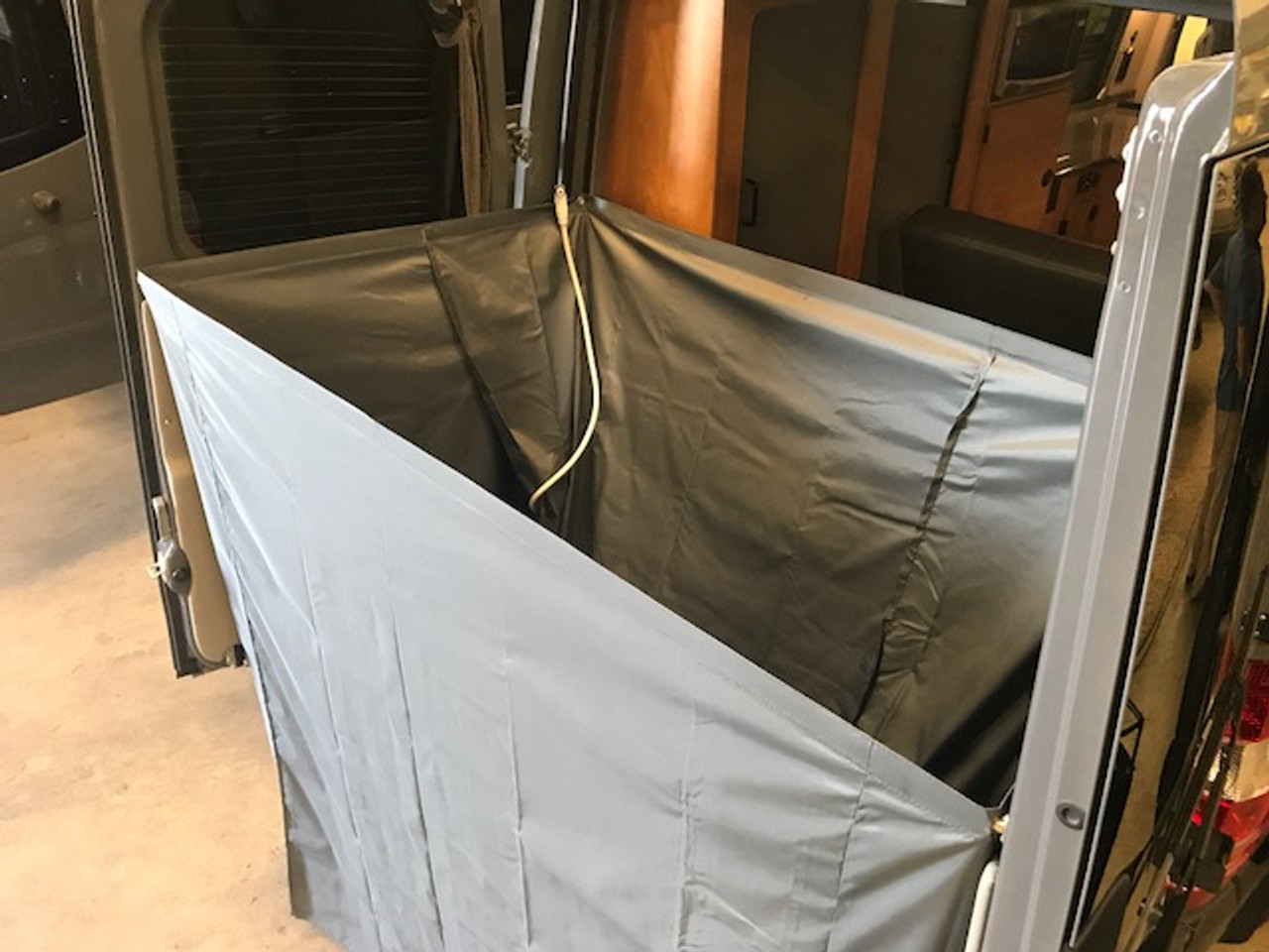 Sprinter Shower Curtain Rear Doors Field Van
