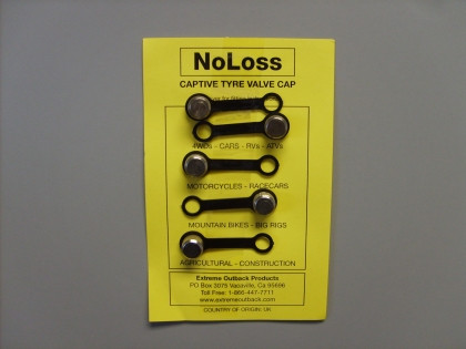 No Loss Metal Tire Caps (5 Pack) Field Van