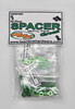 Team KNK 60 Piece 3mm Aluminum Spacer Variety Pack - Green KNKSPVAR7