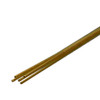 Round Brass Rod: 0.020" OD x 12" Long Round Brass Rod: 0.020" OD x 12" Long