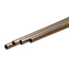 K & S Metals Round Aluminum Tube: 3mm OD x 0.45mm Wall x 300mm Long KSM9802