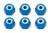 Team Associated 8-32 Blue Aluminum Locknut (6) ASC6943