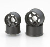 Kyosho Wheel Set LM (6 Spoke / Black) KYOMZH303BK