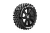 B-Rock 1/8 Off-Road Buggy Tires, 17mm Hex, Mounted on B-Rock 1/8 Off-Road Buggy Tires, 17mm Hex, Mounted on