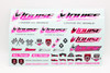 Louise R/C Louise RC Sticker Sheet-Pink LOULT3373P