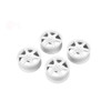 Louise R/C 6 Spoke Wheel - White/24mm (ET -0mm), Fits T410 Drift & Rally LOUNHA452