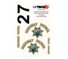 MyTrickRC CHP Decal Set - Realistic 1:10 Scale Decal Set. California MYKST1