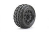 1/8 MT 3.8 Tomahawk Belted Mounted Tires w/ Removable Hex 1/8 MT 3.8 Tomahawk Belted Mounted Tires w/ Removable Hex