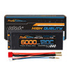 2S 7.6V 6000mah 120C Graphene + HV Lipo Battery Bullet Deans 2S 7.6V 6000mah 120C Graphene + HV Lipo Battery Bullet Deans