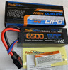 Power Hobby 4S 14.8V 6500mah 130c GRAPHENE Lipo Battery w QS8 connector PHB4S6500MAH130CQS8
