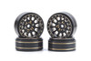 Axial SCX24 1.0" Black / Gold Brass Beadlock Crawler Wheels Axial SCX24 1.0" Black / Gold Brass Beadlock Crawler Wheels