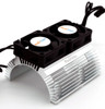 Power Hobby Powerhobby Heat Sink w Twin Turbo High Speed Cooling Fans PHBPH1289SILVER