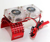 Aluminum Cooling Fan Slash 4WD Red Aluminum Cooling Fan Slash 4WD Red