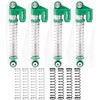 Aluminum Threaded Long Travel Shocks, Green, for SCX24 C10 / Aluminum Threaded Long Travel Shocks, Green, for SCX24 C10 /