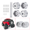 1/24 Axial SCX24 Aluminum Dually Wheels w/Driver Shaft