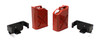 Racers Edge 1/10 Scaler Plastic Gasoline Jugs (2) - Red RCE3404