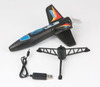 Spinner Missile - Black Electric Free-Flight Rocket Spinner Missile - Black Electric Free-Flight Rocket