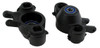 RPM R/C Products REVO AXLE CARRIERS & BEARINGS (2) BLACK RPM80582
