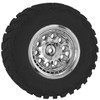 RPM R/C Products CHROME REVOLVER WHEELS - TRAXXAS SLASH 2WD FRONT RPM82323
