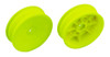 Team Associated Slim Front Wheels, 2WD Yellow 2.2" 12mm Hex, for B6 and B6D ASC91758