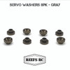 Reef's RC Servo Washers 8pk - Gray SEHREEFS50