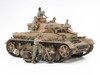 Tamiya 1/35 German Tank Panzer IV Ausf.F & Motorcycle Model Set TAM25208