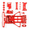 Tamiya JR FM Reinforced Chassis (Red) TAM95243