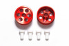 Tamiya JR HG Aluminum Reversable Wheels, for LP Tires TAM95516