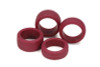 Tamiya JR Large Diameter Slick Tires, Low Friction, Maroon, 4pcs TAM95542