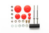 Tamiya JR LG Dia Stabilizer Head Set, 11mm/15mm (Red) TAM95401